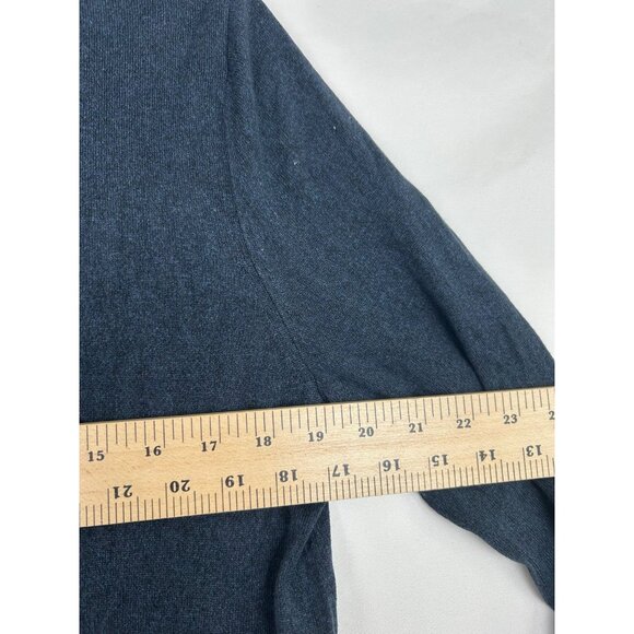 Banana Republic Luxury Blend Men's Sweater Large Classic Blue V-Neck - Picture 5 of 9